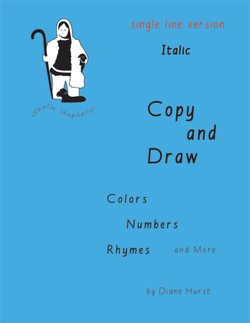 Copy and Draw Italic single line