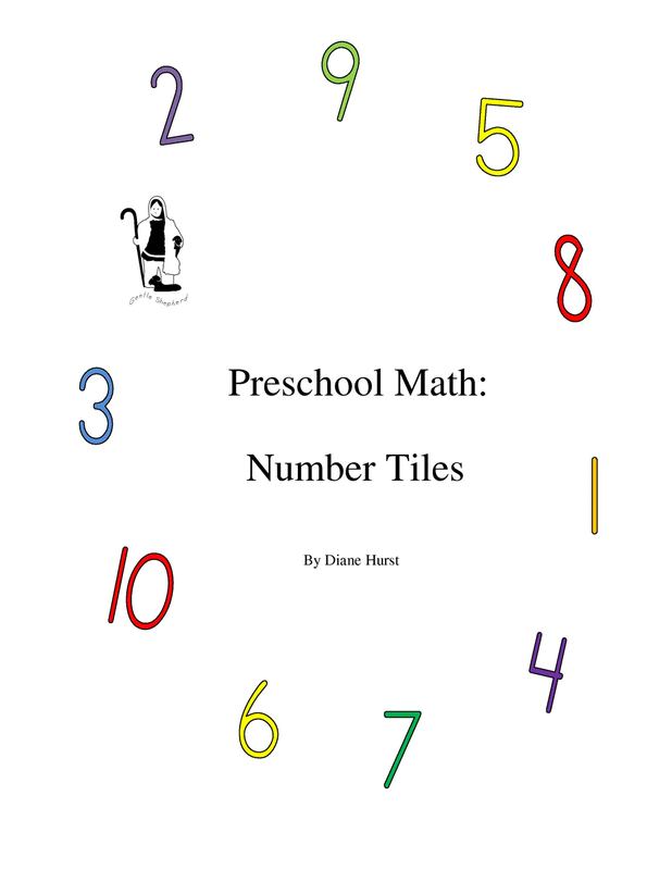 Preschool Math: Number Tiles