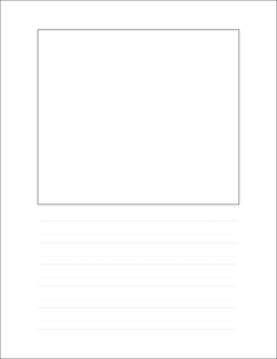 Super and Simple Primary Writing blank writing page