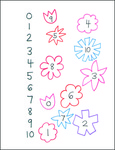 flowers number matching page