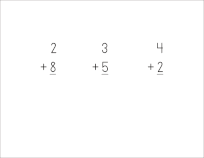 Preschool Math: Number Tiles example